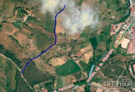 Obras de mejoras en el Camino la Jurdana de Constantina 