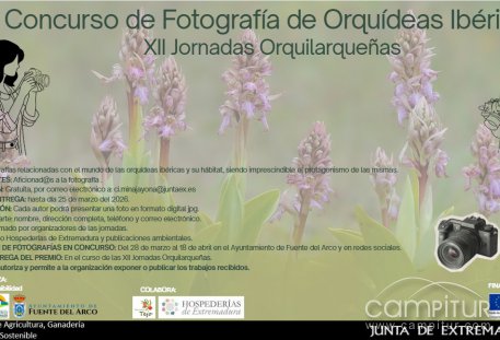 Abierto el VIII Concurso de Fotografía de Orquídeas Ibéricas dentro de las XII Jornadas Orquilarqueñas